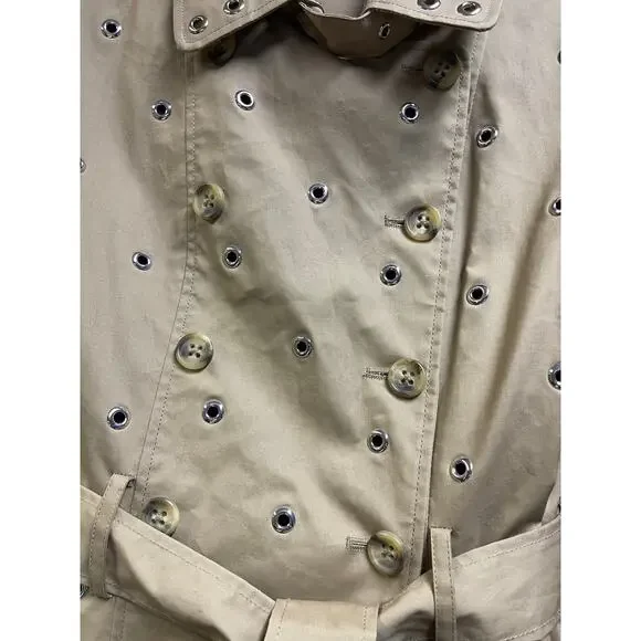 Red Valentino, Gromet Trench Coat, size: 44